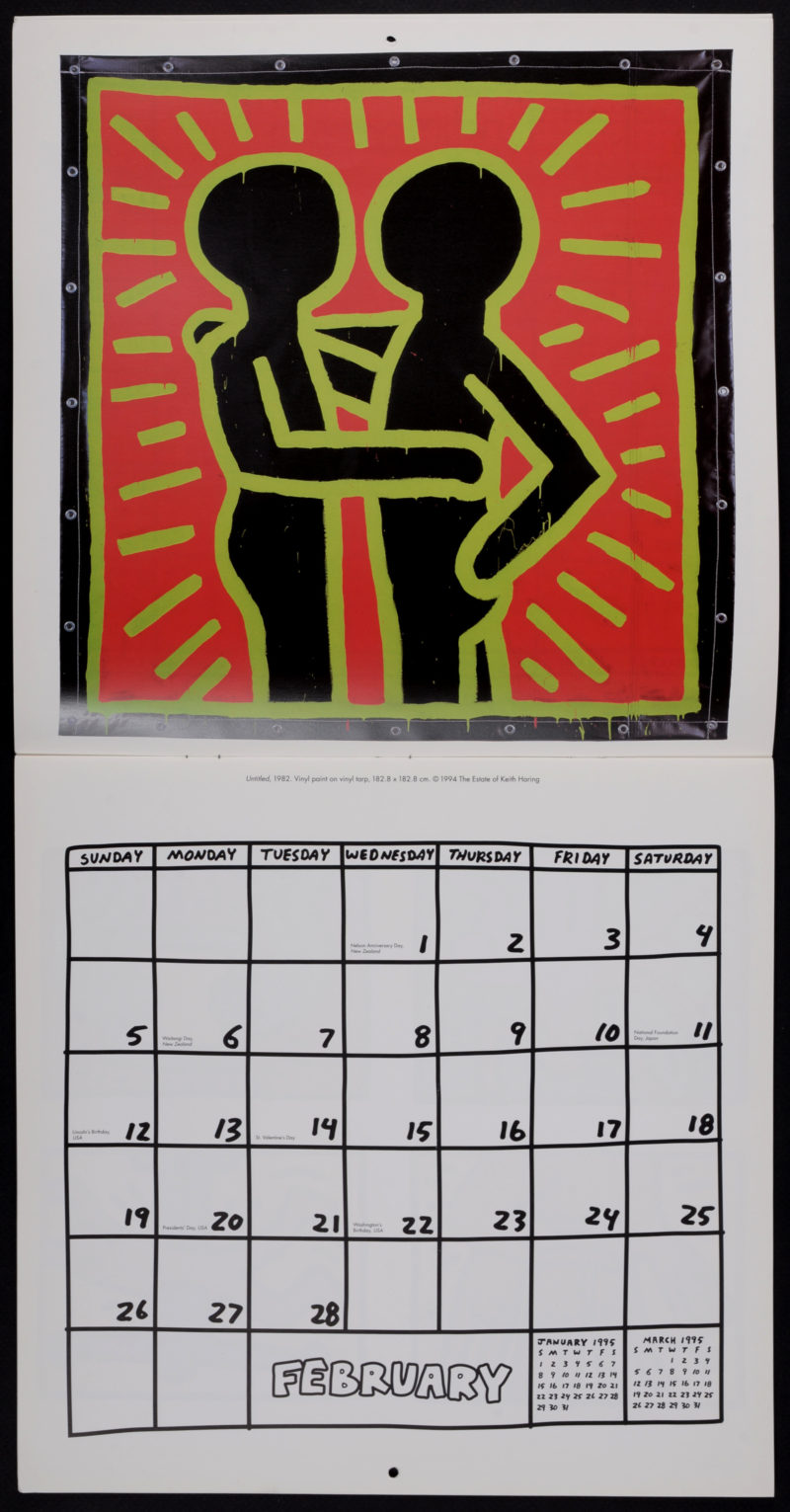 Keith Haring - 1995 Calendar (Ephemera) - Image 4