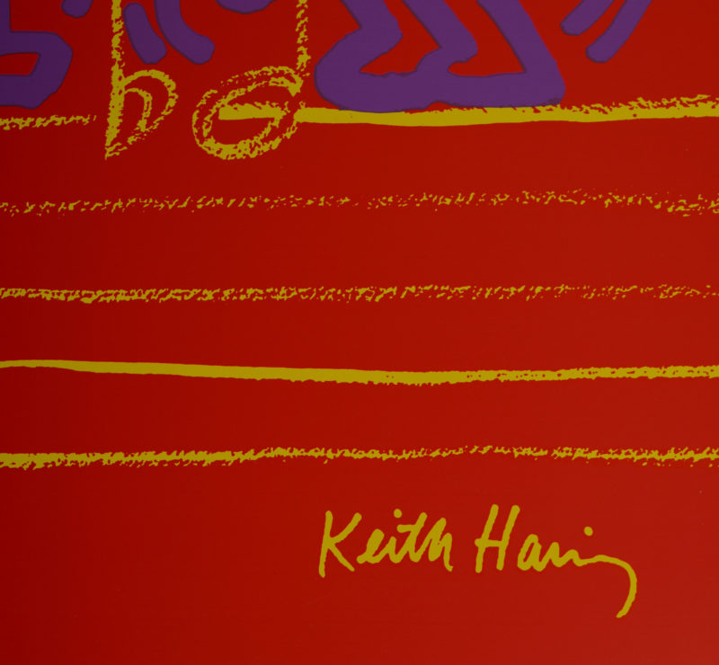 Andy Warhol & Keith Haring - 20th Montreux Jazz Festival, 1986 - Very large! - Image 3