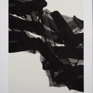 Pierre Soulages - Composition #12, 1962