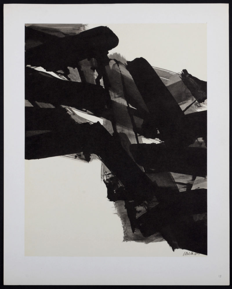 Pierre Soulages - Composition #12, 1962 - Image 2