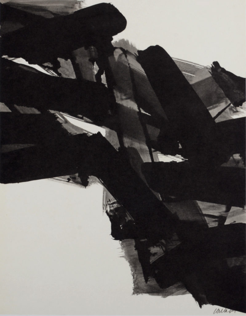 Pierre Soulages - Composition #12, 1962 - Image 3