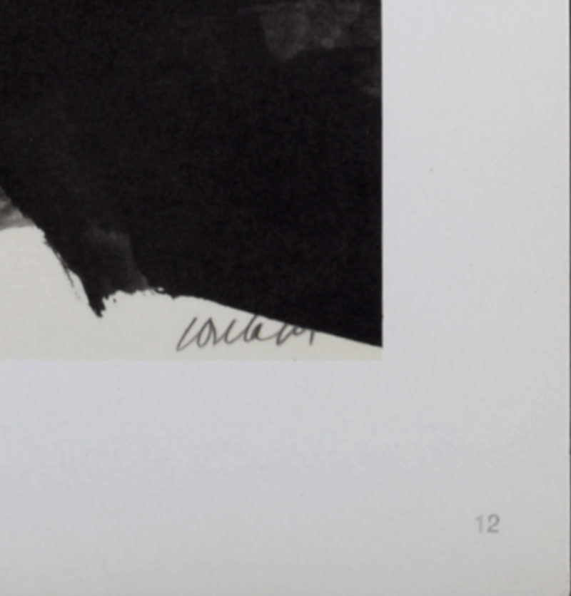 Pierre Soulages - Composition #12, 1962 - Image 4