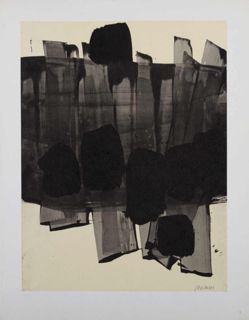 Pierre Soulages - Composition #9, 1962