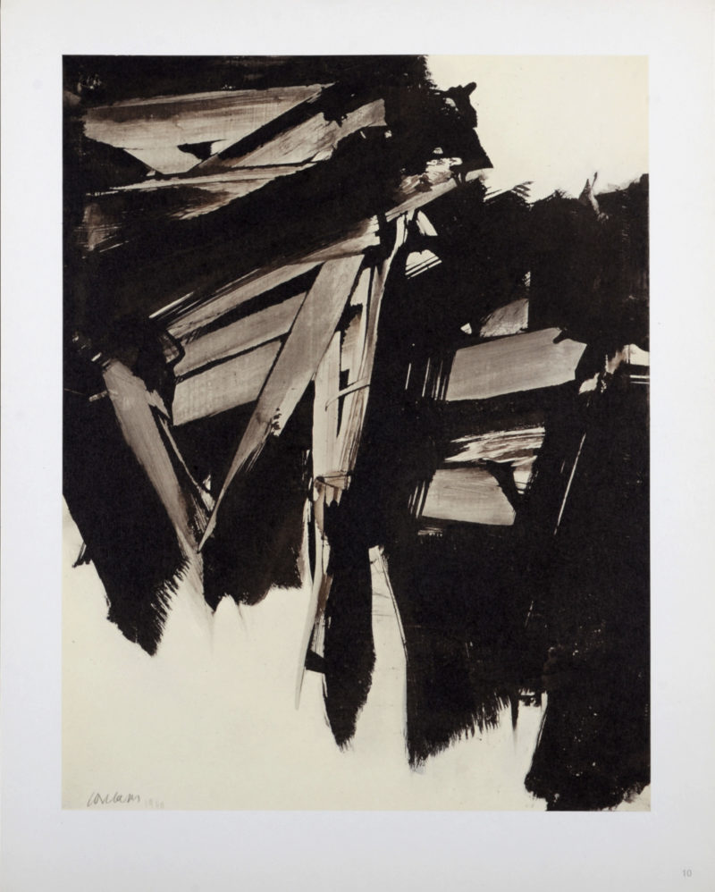 Pierre Soulages - Composition #10, 1962