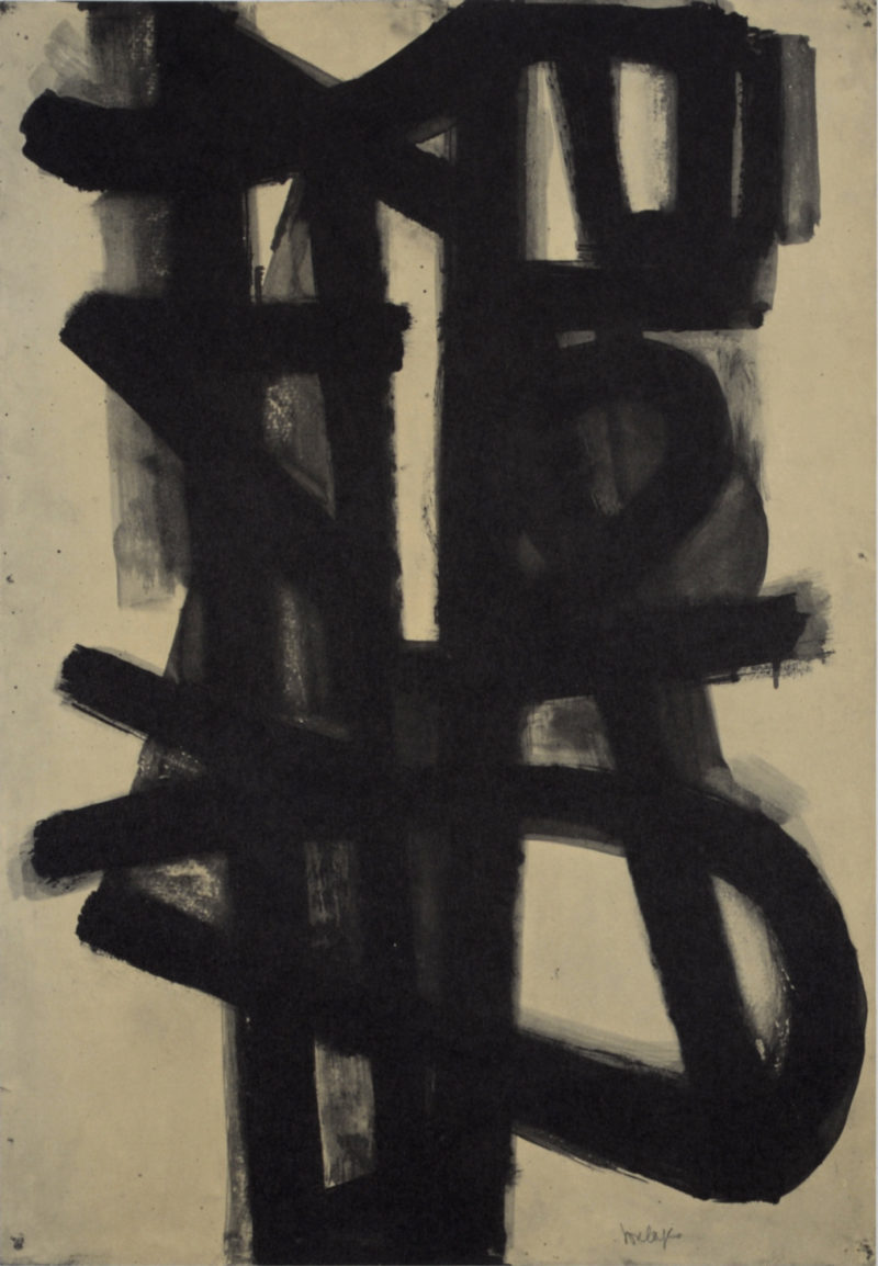 Pierre Soulages - Composition #2, 1962 - Image 3