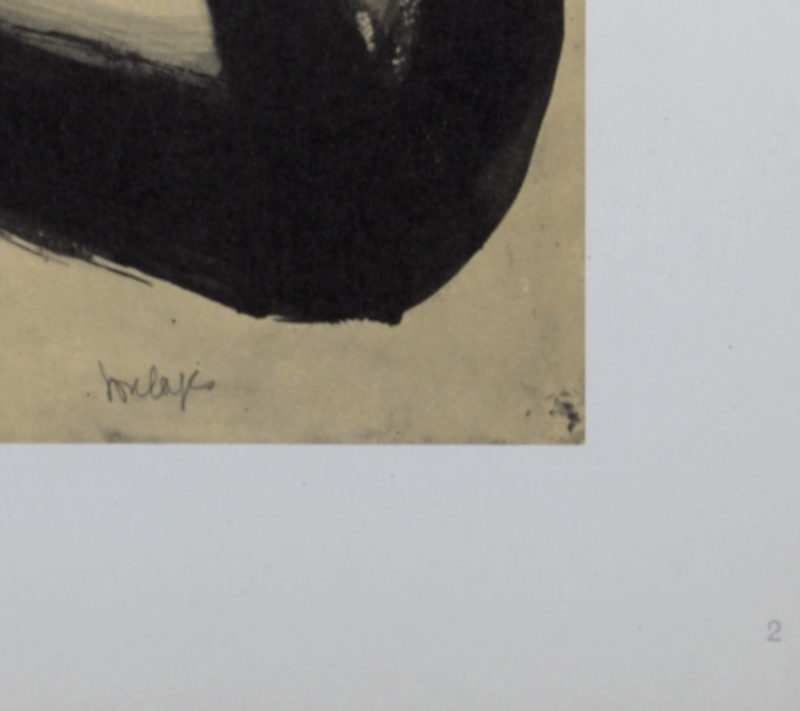 Pierre Soulages - Composition #2, 1962 - Image 4