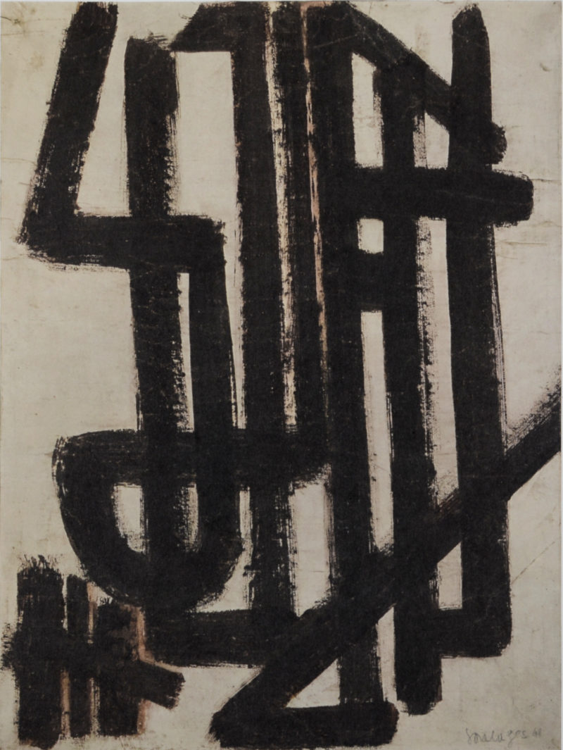 Pierre Soulages - Composition #3, 1962 – Image 2