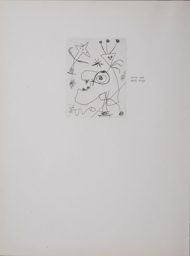 Joan Miro : The Man with the Plumed Hat, 1956 – Image 3