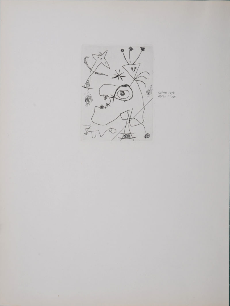 Joan Miro : The Man with the Plumed Hat, 1956 – Image 4