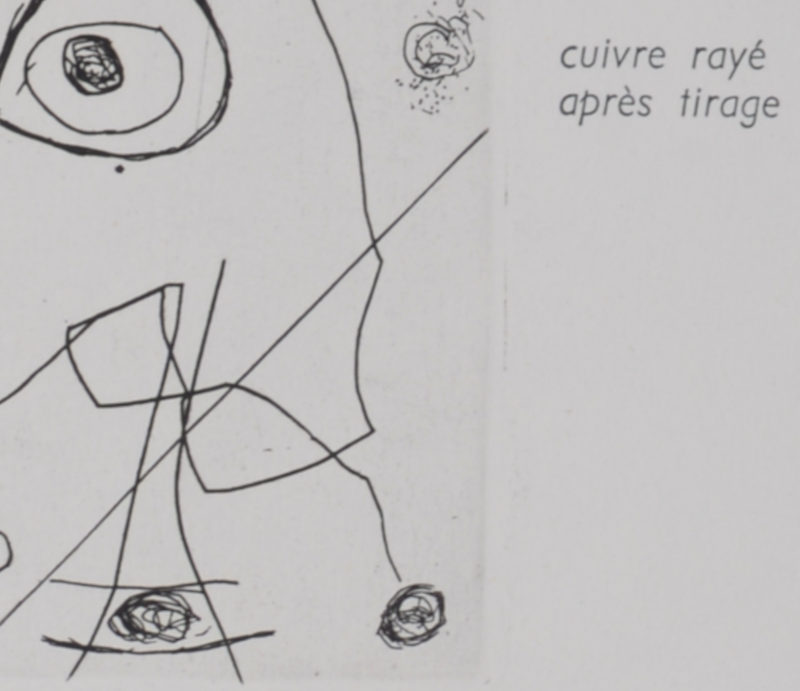 Joan Miro : The Man with the Plumed Hat, 1956 – Image 2