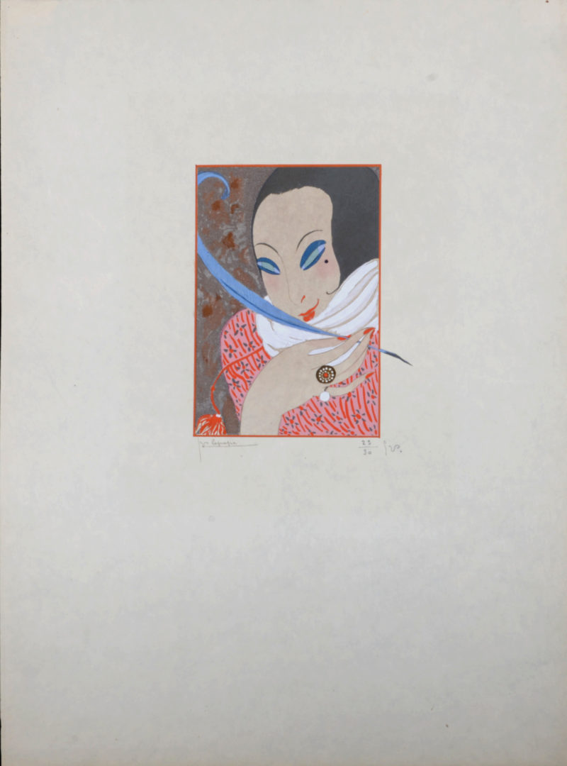 Georges Lepape - La Plume, 1914 - Chef-d'œuvre de l'Art déco ! – Image 2