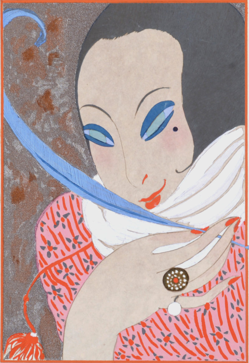 Georges Lepape - La Plume, 1914 - Chef-d'œuvre de l'Art déco !