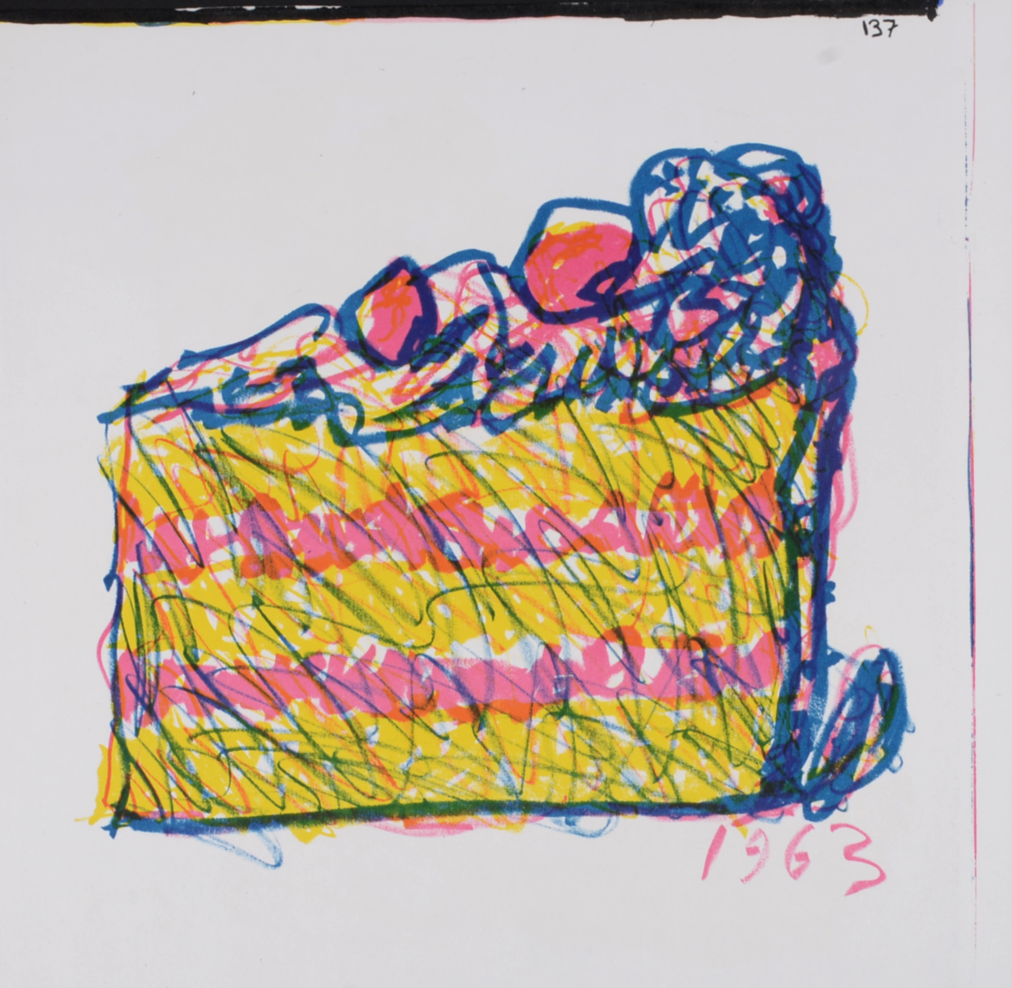 Claes Oldenburg - All Kinds of Love (Cake), 1964 - Image 3