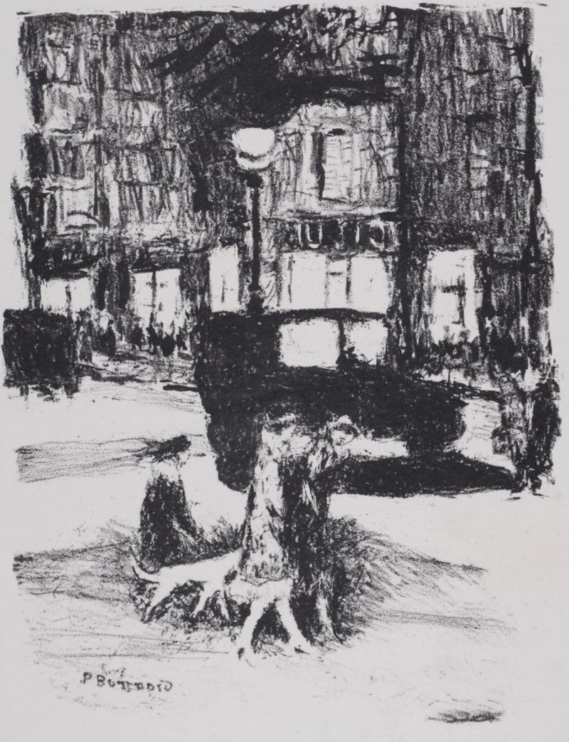 Pierre Bonnard - La Rue (Paris), 1927