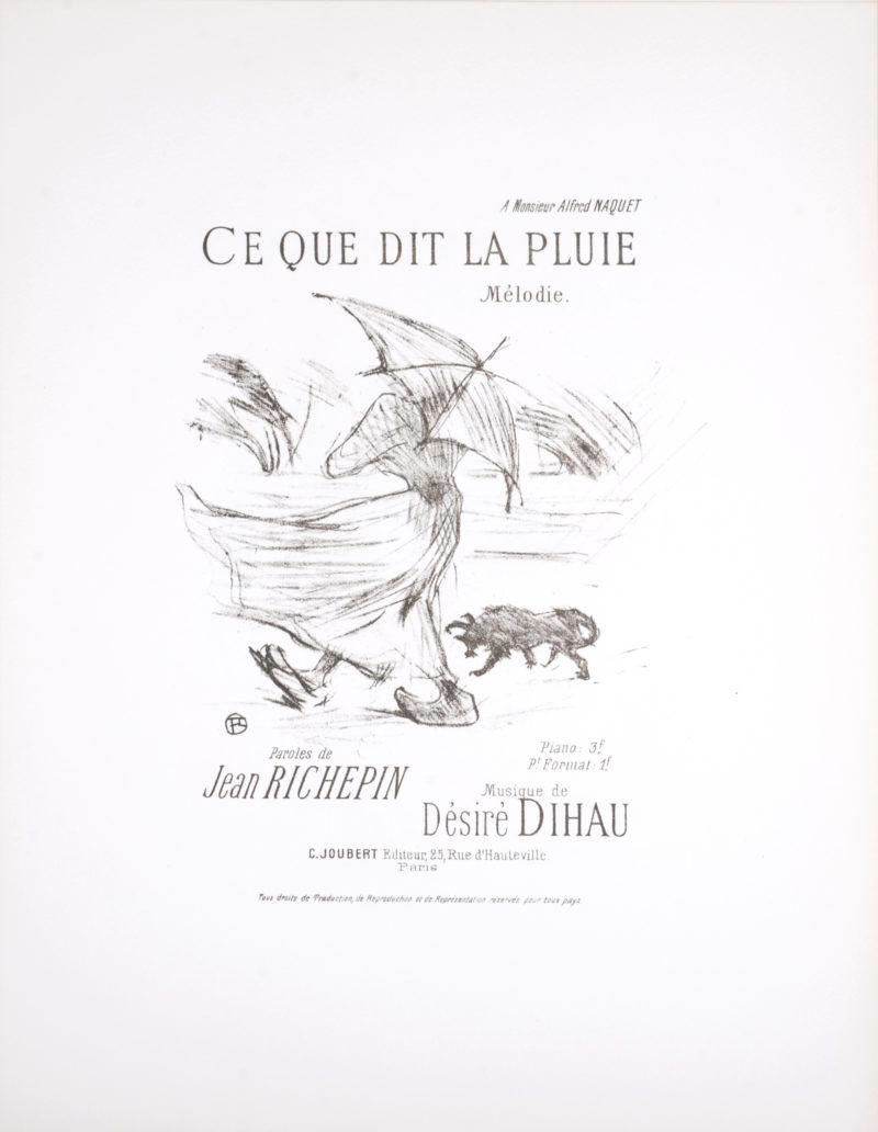 Henri de Toulouse-Lautrec - Ce que dit la pluie, 1895