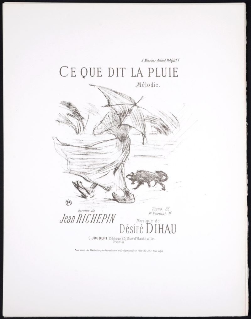 Henri de Toulouse-Lautrec - Ce que dit la pluie, 1895 – Image 2