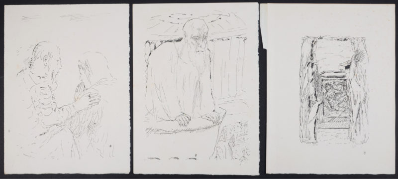Pierre Bonnard - La Vie de Sainte Monique #12, 1930 - Ensemble de 3 lithographies – Image 2