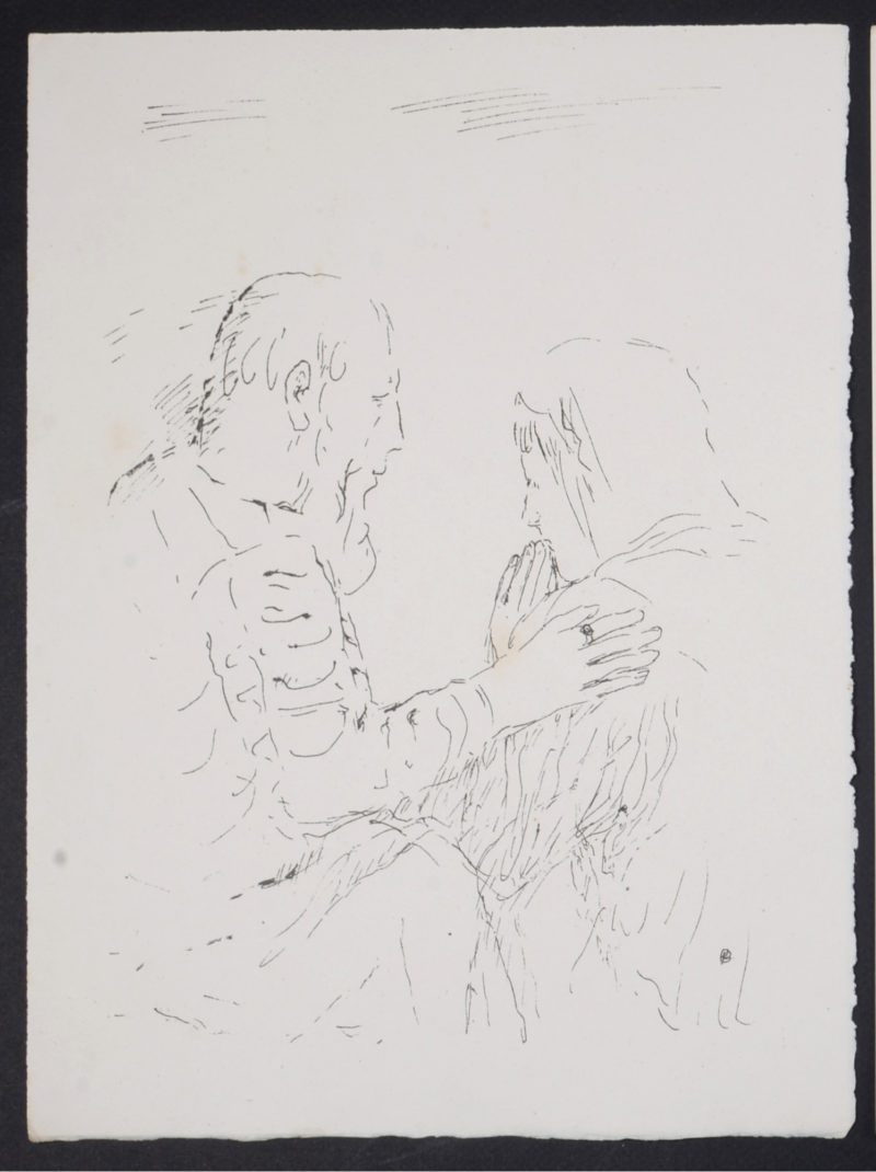 Pierre Bonnard - La Vie de Sainte Monique #12, 1930 - Ensemble de 3 lithographies – Image 3