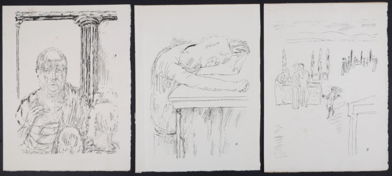 Pierre Bonnard - La Vie de Sainte Monique #11, 1930 - Set of 3 lithographs - Image 2