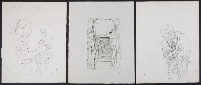 Pierre Bonnard - La Vie de Sainte Monique #9, 1930 - Set of 3 lithographs - Image 2