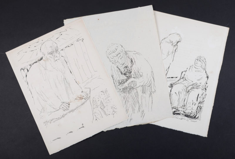Pierre Bonnard - La Vie de Sainte Monique #7, 1930 - Ensemble de 3 lithographies