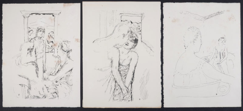 Pierre Bonnard - La Vie de Sainte Monique #6, 1930 - Set of 3 lithographs - Image 2