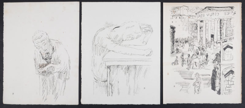 Pierre Bonnard - La Vie de Sainte Monique #4, 1930 - Set of 3 lithographs - Image 2