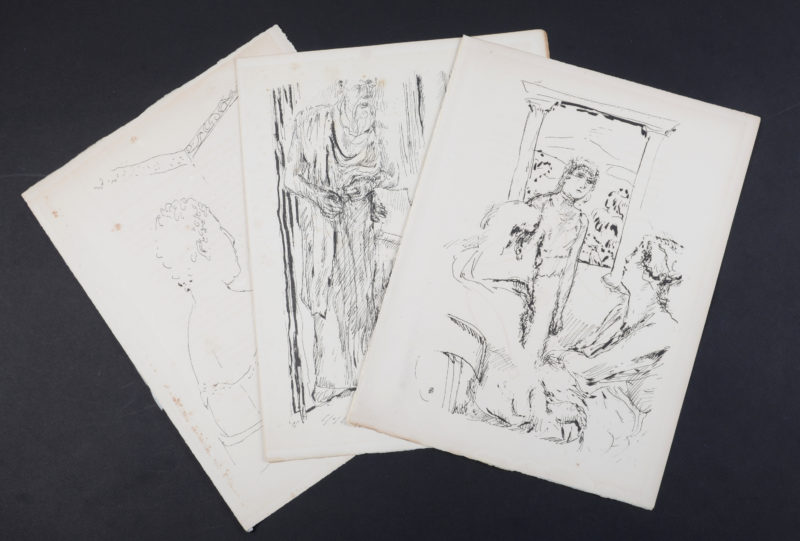 Pierre Bonnard - La Vie de Sainte Monique #2, 1930 - Set of 3 lithographs