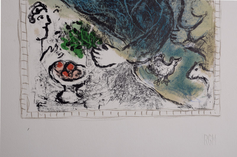Marc Chagall - L'Artiste II, 1978 - Very scarce! - Image 5