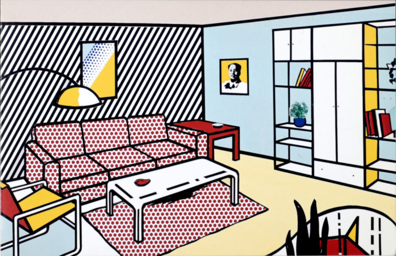 Lichtenstein - Cup and Saucer II & Red Lamps, c. 1977 - Set of 2 Ephemera! - Image 3