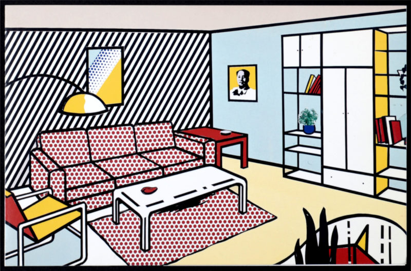 Lichtenstein - Cup and Saucer II & Red Lamps, c. 1977 - Set of 2 Ephemera! - Image 4