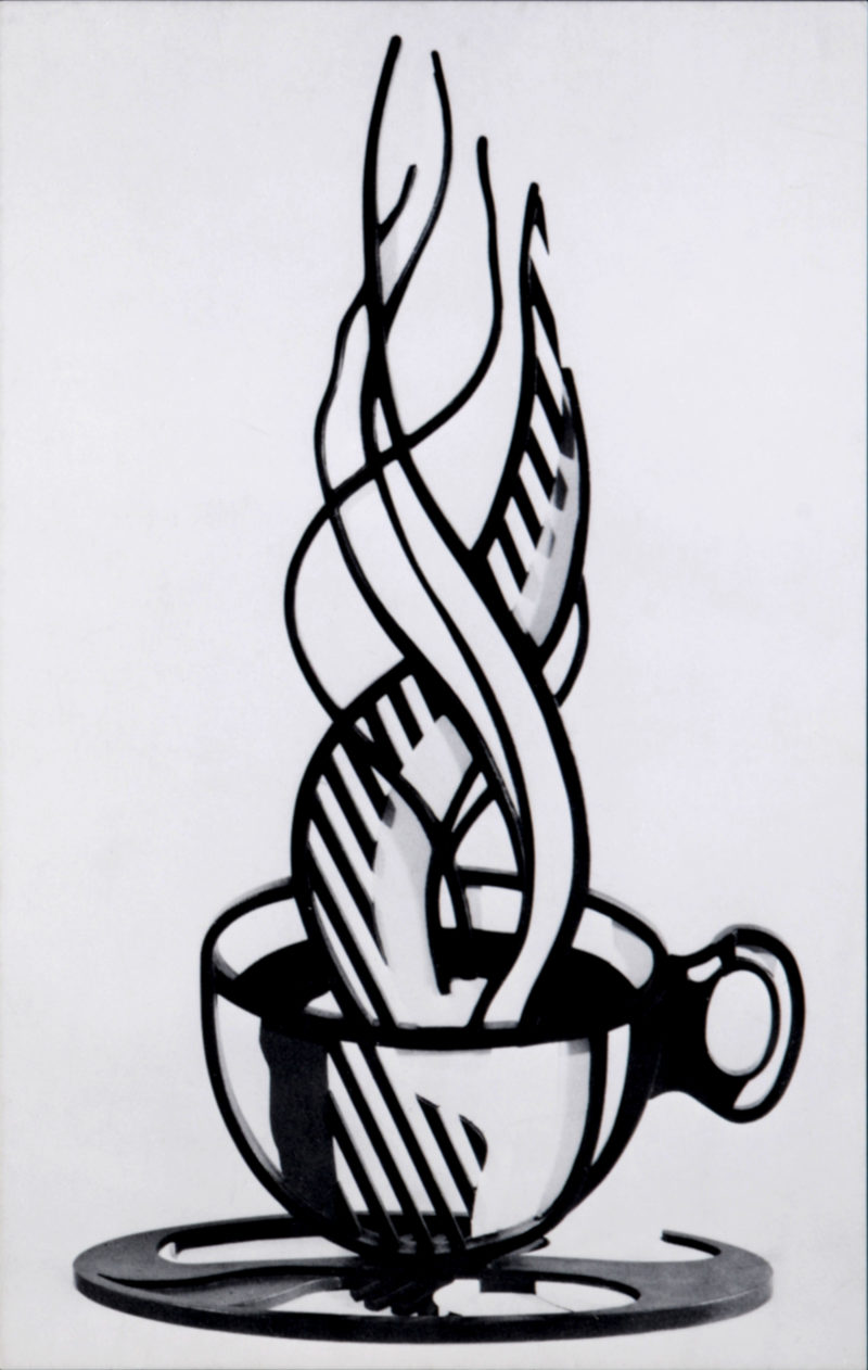 Lichtenstein - Cup and Saucer II & Red Lamps, c. 1977 - Set of 2 Ephemera! - Image 7