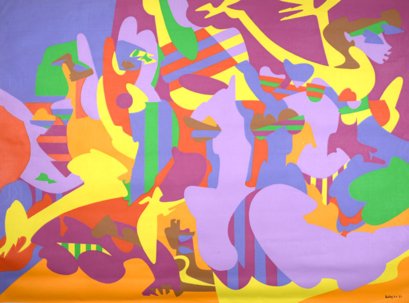 Philippe Artias - Composition, 1973 -  Very large!