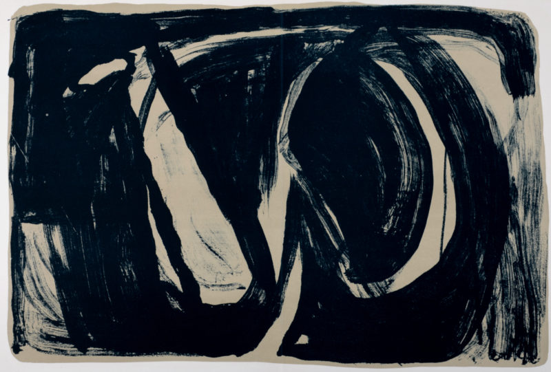 Bram Van Velde - Magicien chinois, 1964 - Signé à la main !