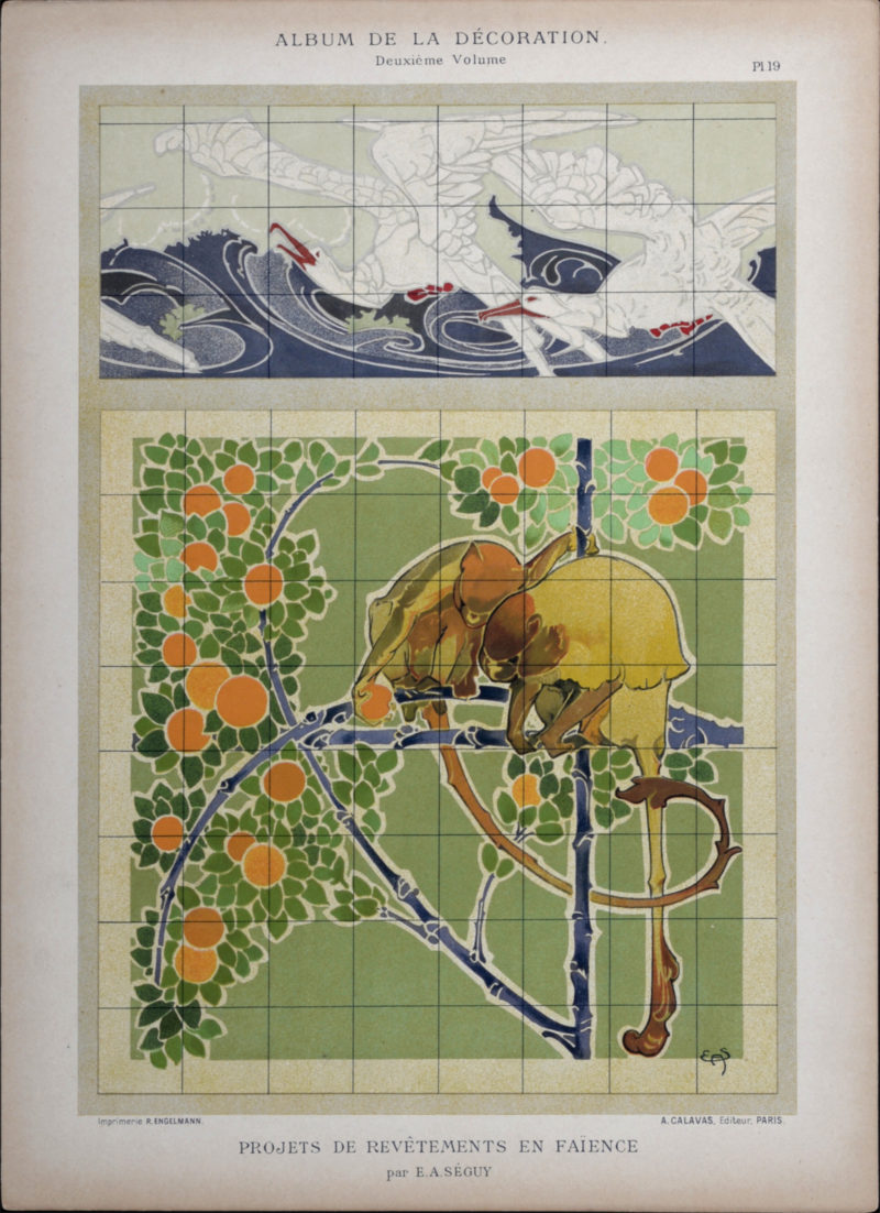 Séguy - Projets de revêtements en faïence, 1900 – Image 2