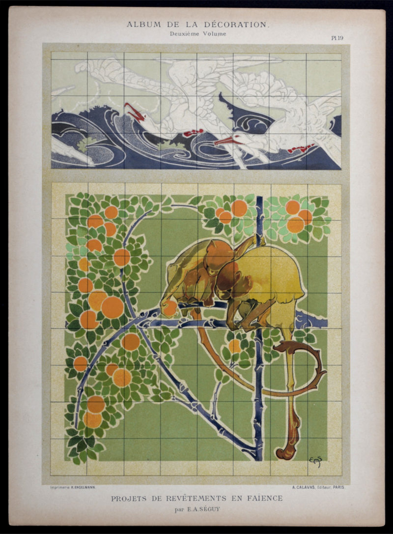 Séguy - Projets de revêtements en faïence, 1900 – Image 3