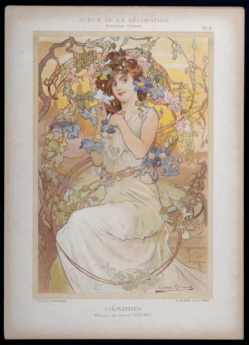 Gaston Gérard - Clématites, 1900 – Image 3