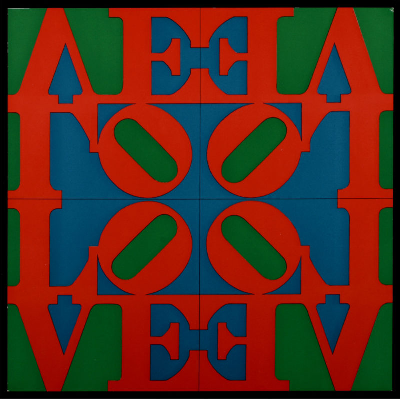 Robert Indiana - Love Wall, 1967 - Très rare ! – Image 2