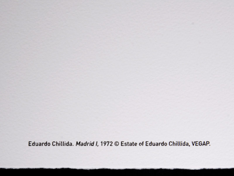 Eduardo Chillida (After) - Madrid I, 1972 - Image 6