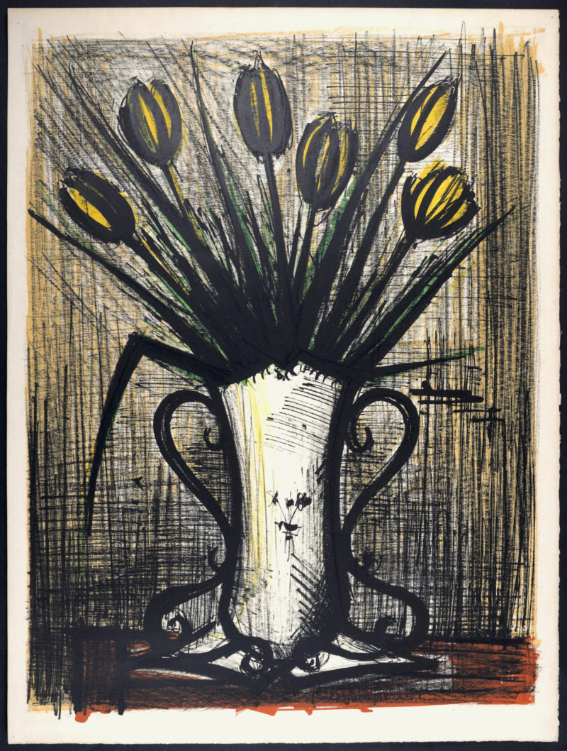 Bernard Buffet - Bouquet de tulipes jaunes, c. 1960 - Image 3