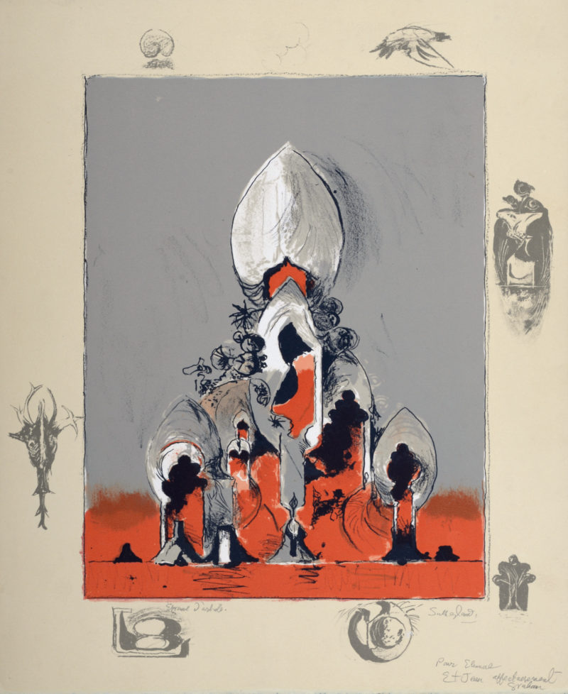 Graham Sutherland - La Cathédrale, 1975 - Hand-signed!