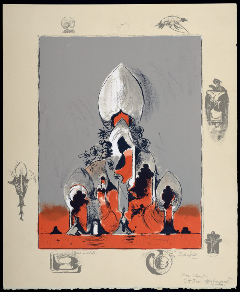 Graham Sutherland - La Cathédrale, 1975 - Hand-signed! - Image 2