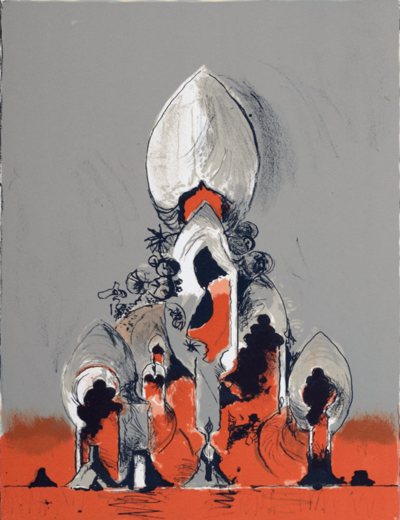 Graham Sutherland - La Cathédrale, 1975 - Hand-signed! - Image 3