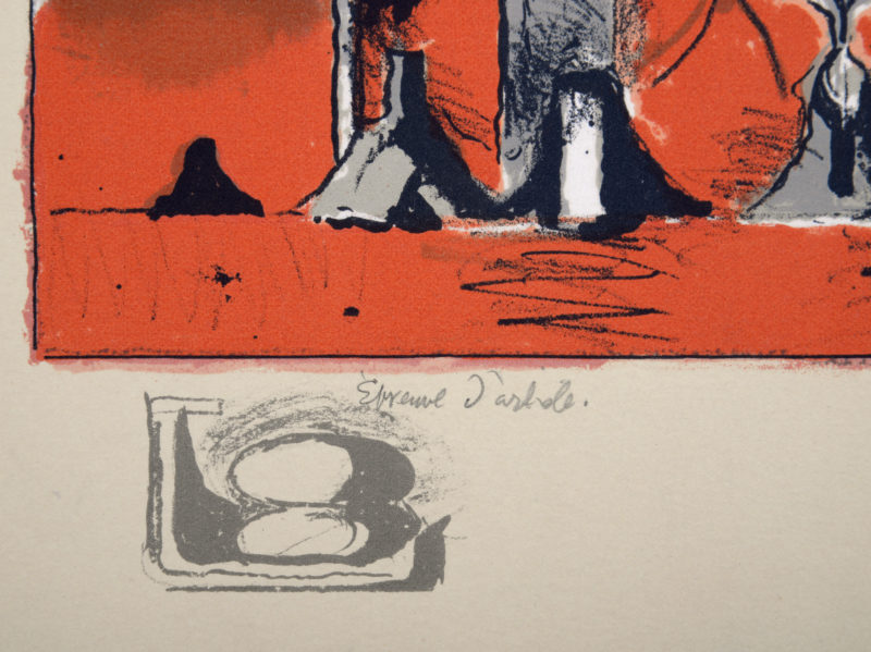 Graham Sutherland - La Cathédrale, 1975 - Hand-signed! - Image 5
