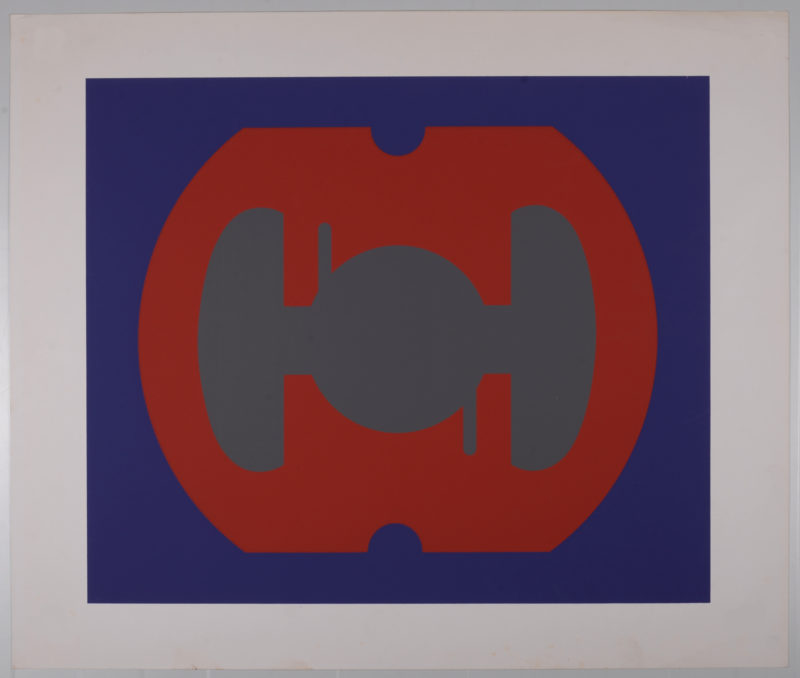Ado Sato - Abstract Composition, c. 1970 - Image 3