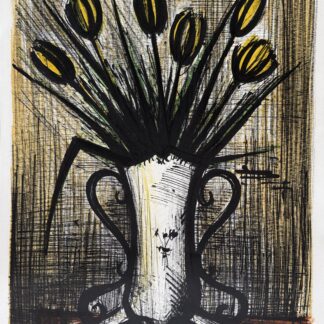 Bernard Buffet (1928-1999) Bouquet de tulipes jaunes, c. 1960