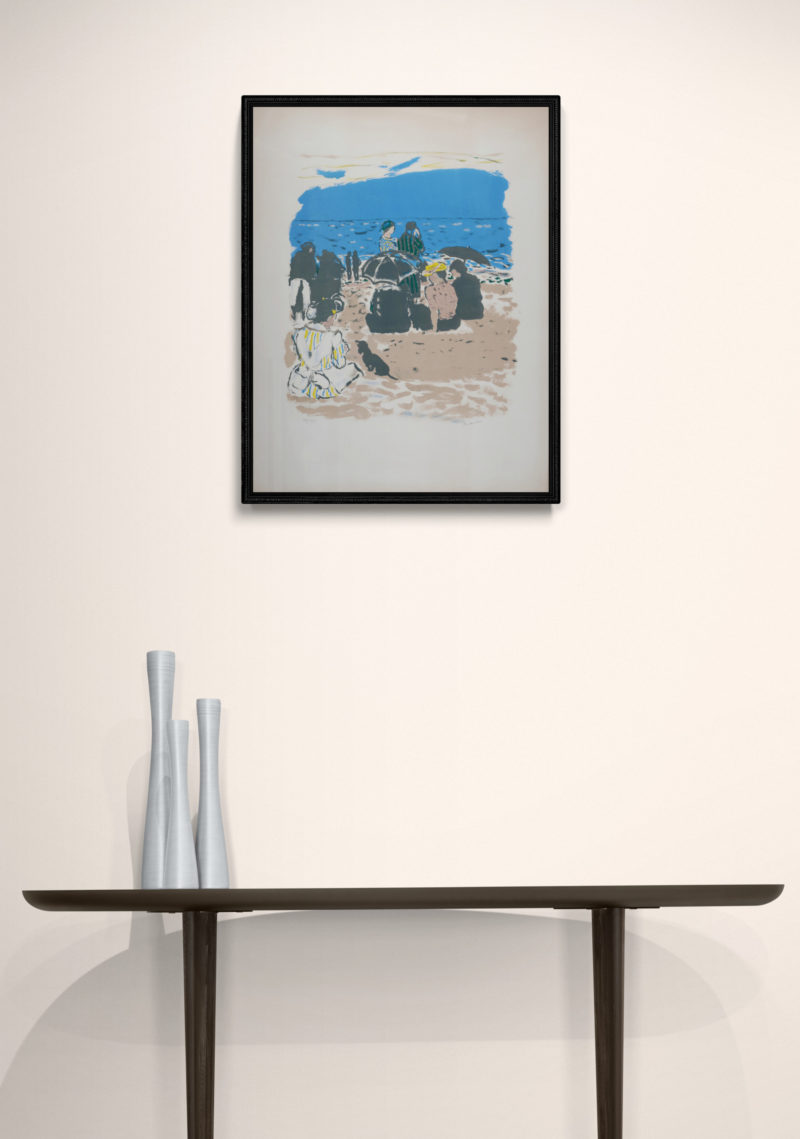 Maurice Brianchon - Am Strand, c. 1955 - Hand-signed! - Image 6