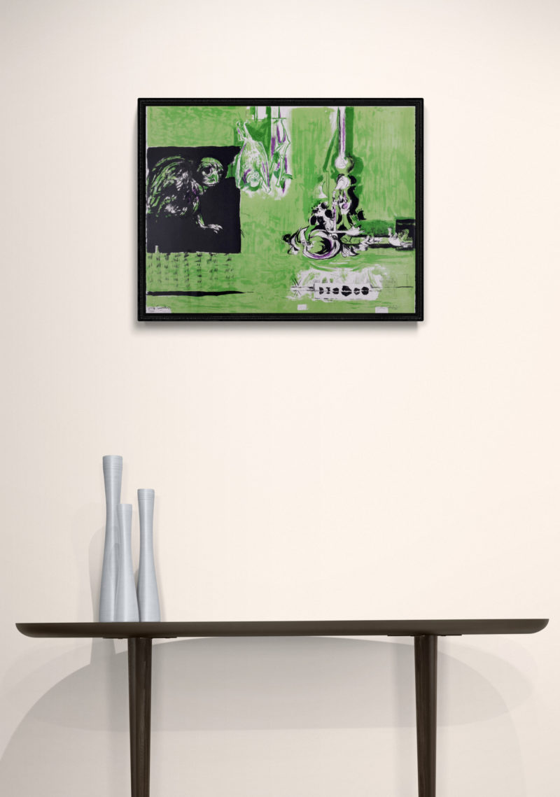 Graham Sutherland - Hanging Form, Owl and Bat, c. 1955 - Hand-signed! - Image 6