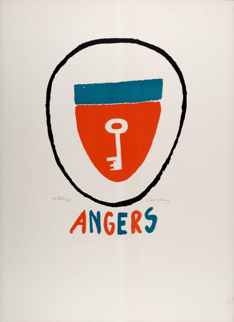 Sonia Delaunay - Angers, c. 1970 - Hand-signed
