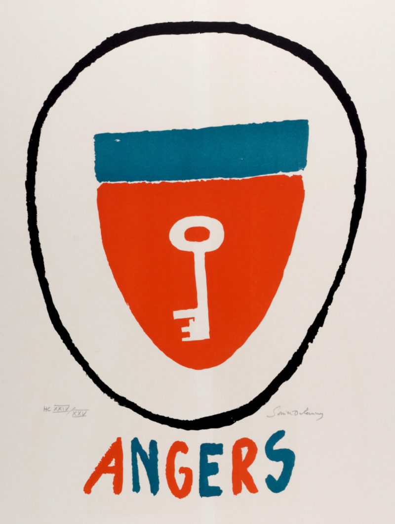 Sonia Delaunay - Angers, c. 1970 - Hand-signed - Image 3